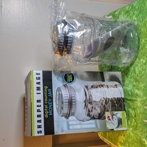 Sharper Image Digital Counting Money Jar
